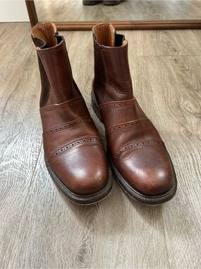 Men's Brown Leather Chukka Boots